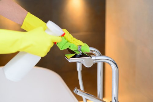 Professional dust removal in a renovated SW3 property