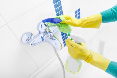 Local cleaning team working in a SW3 townhouse